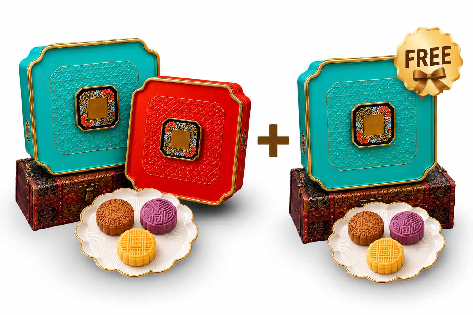 2+1 Combo - Snowskin Mooncakes - Pledge to Happee Heart Movement